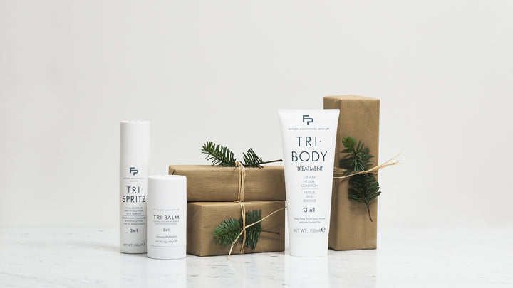 Christmas gift wrapped Frances Prescott products